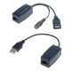 Удлинитель USB интерфейса SC&T UE01 без БП